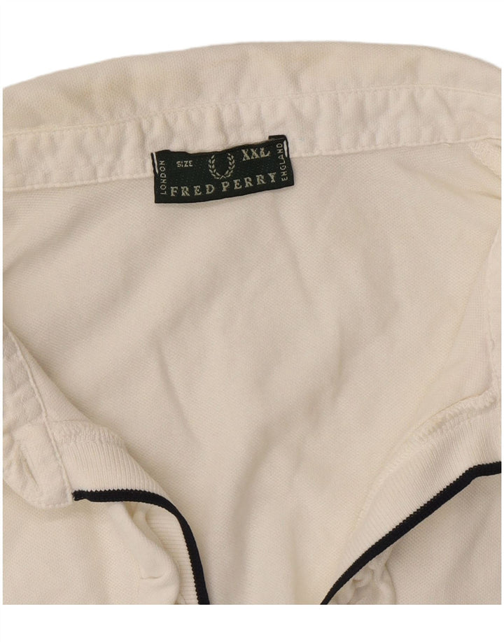 Fred Perry ženska polo majica s volanima sprijeda UK 20 2XL bijela