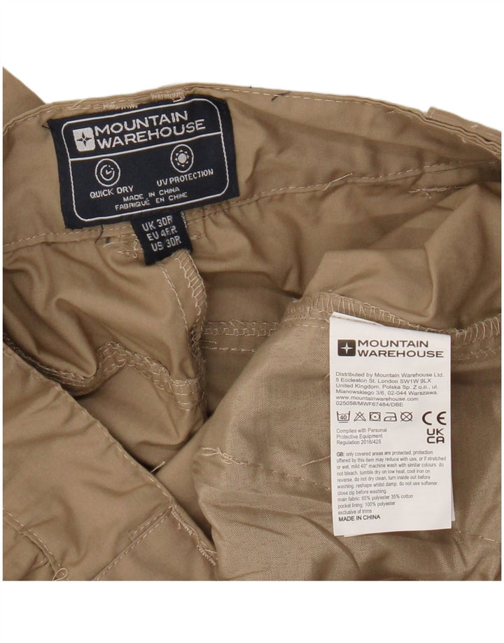 Mountain Warehouse muške ravne kargo hlače W30 L30 bež poliester