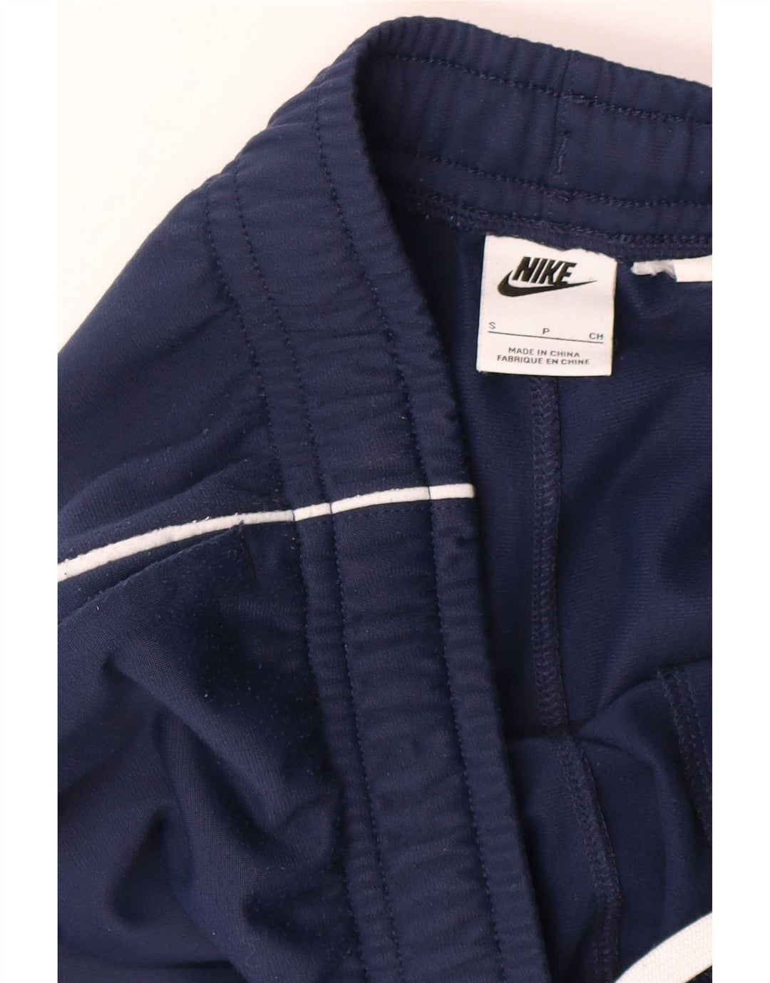 Nike ženske hlače za trenirku UK 10 male tamnoplave poliesterske