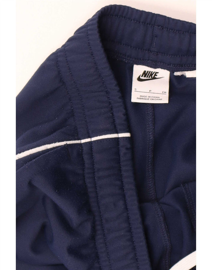 Nike ženske hlače za trenirku UK 10 male tamnoplave poliesterske