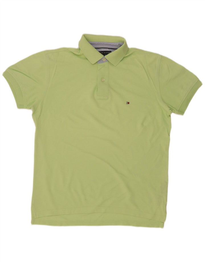 Tommy Hilfiger muška polo majica srednje zelene pamučne boje