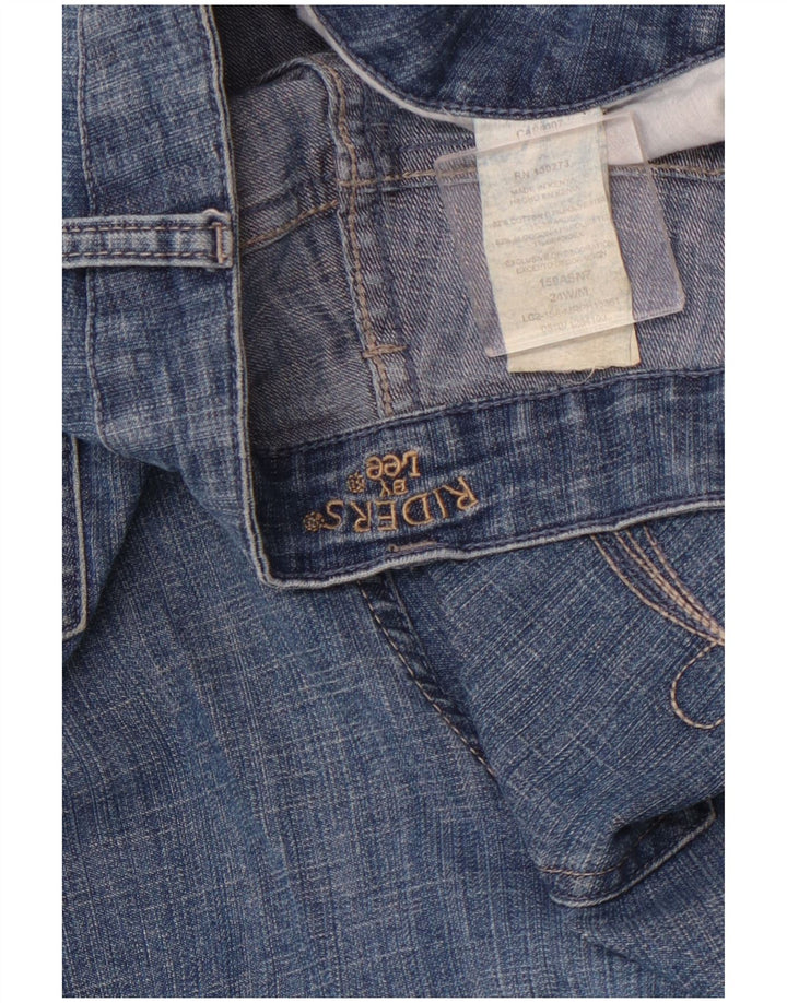 LEE ženske kratke traper hlače Riders US 24 4XL W44 plavi pamuk