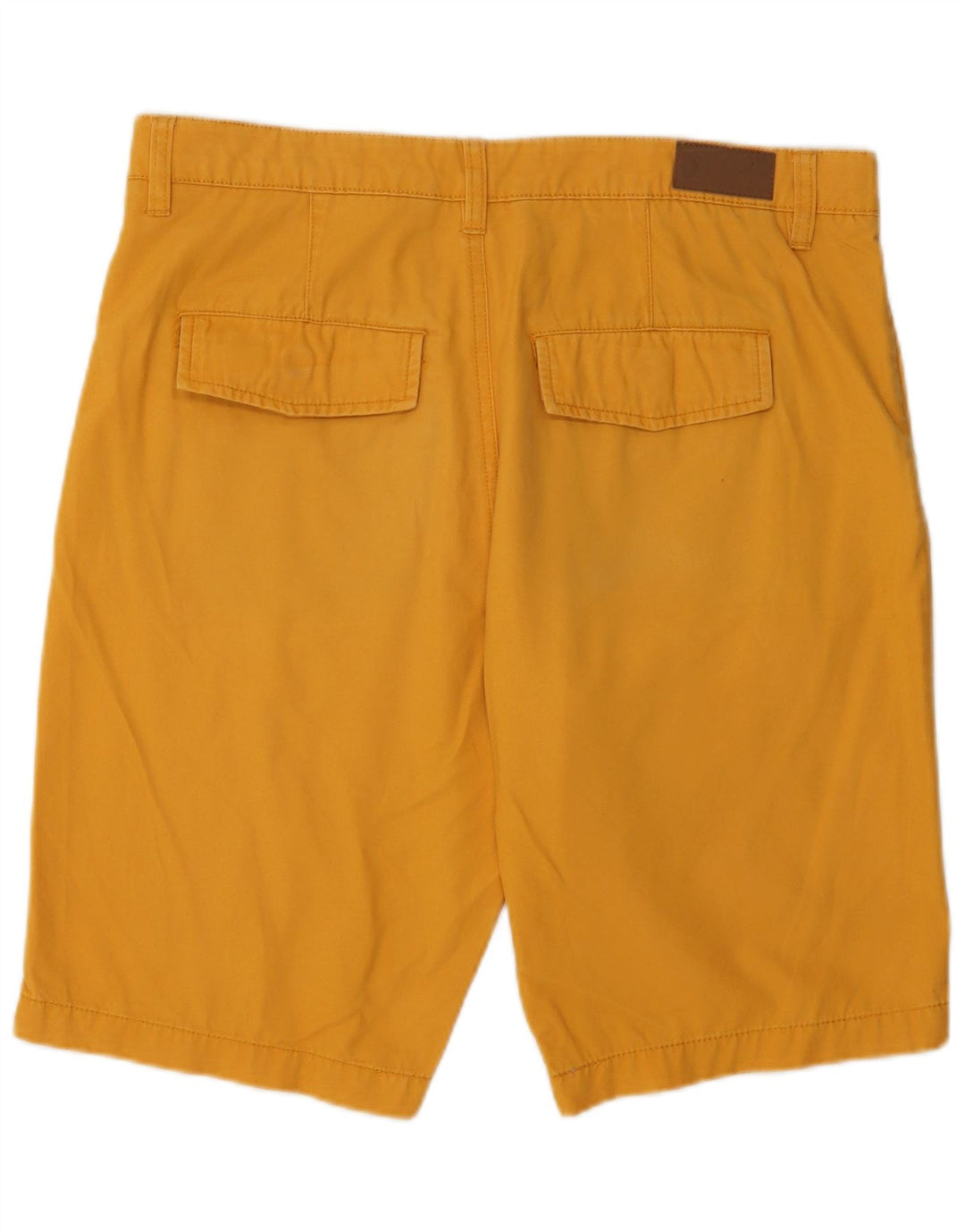 DACK'S Mens Chino Shorts IT 48 Medium W32  Yellow Cotton