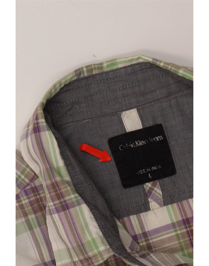 Calvin Klein Jeans muška košulja, veliki šareni karo