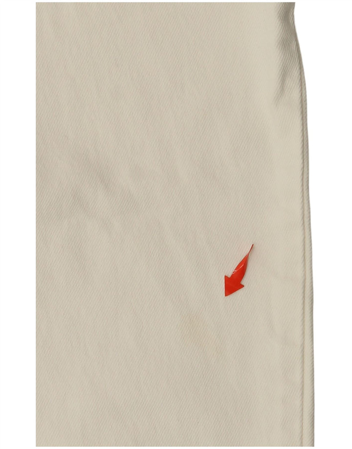 STEFANEL Ženske traperice visokog struka IT 44 srednje W24 L27 sivobijeli pamuk