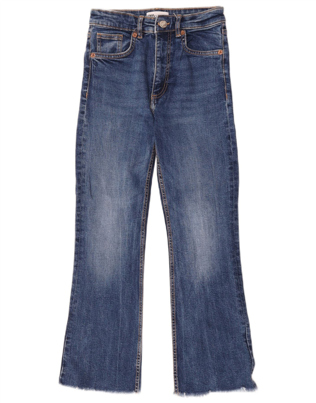 Ženske traperice Zara Bootcut EU 34 2XS W24 L25 Plave
