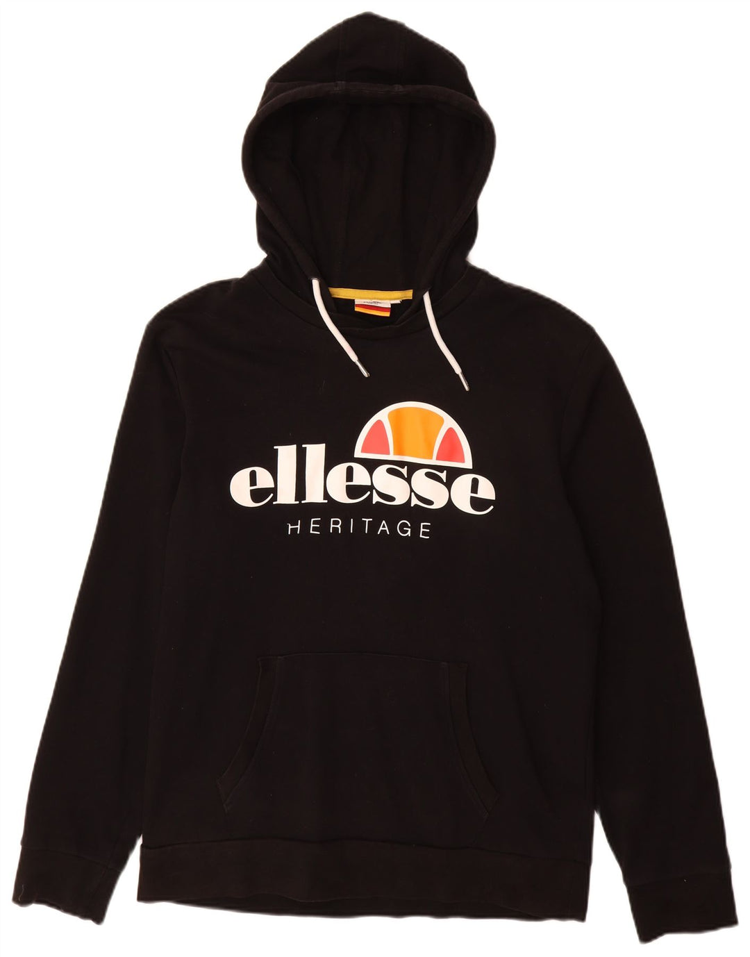 ELLESSE Muška majica s kapuljačom Heritage Graphic XL, crni pamuk