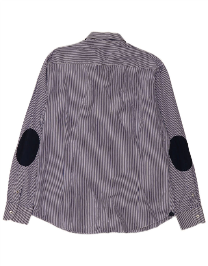 MASSIMO DUTTI Muška košulja XL s plavim prugama