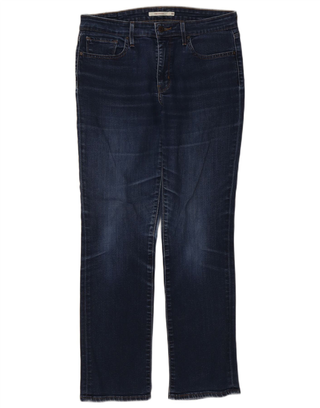 Levi's ženske 714 ravne traperice W30 L29 tamnoplave