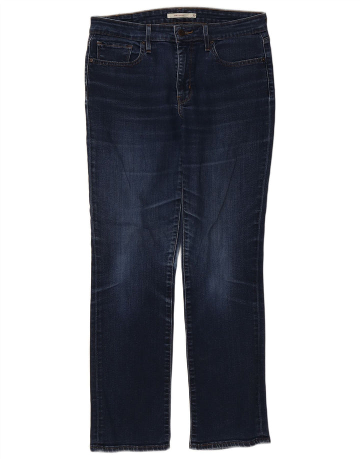 Levi's ženske 714 ravne traperice W30 L29 tamnoplave