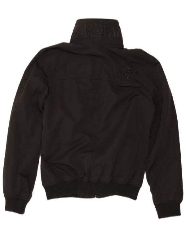 Superdry muška grafička bomber jakna UK 38 srednji crni poliester