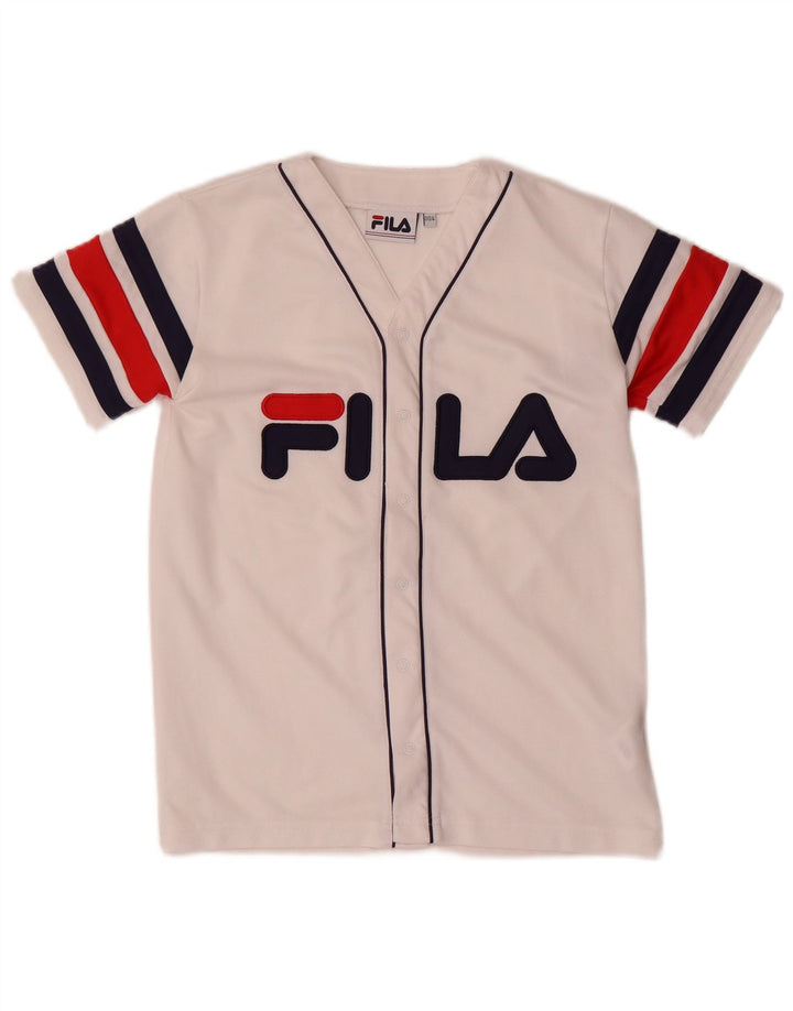 Fila muška majica s grafičkim motivima 2XS bijeli poliester u boji