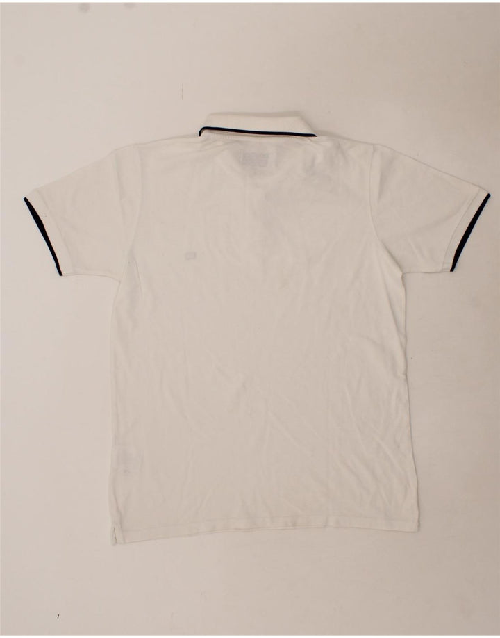 CARRERA Mens Regular Polo Shirt Large White Cotton Vintage Carrera and Second-Hand Carrera from Messina Hembry 
