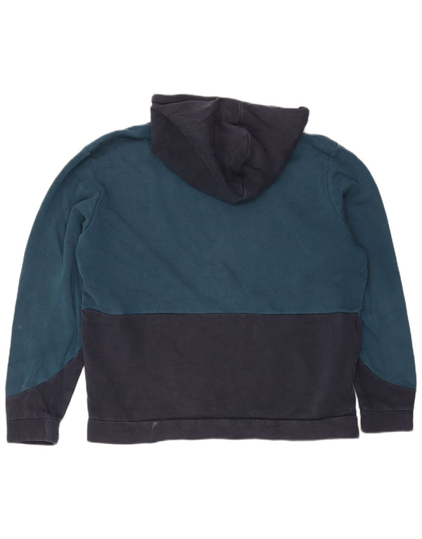 Jack & Jones muška majica s kapuljačom s kapuljačom 2XL tamnoplavi pamuk u blokovima boja