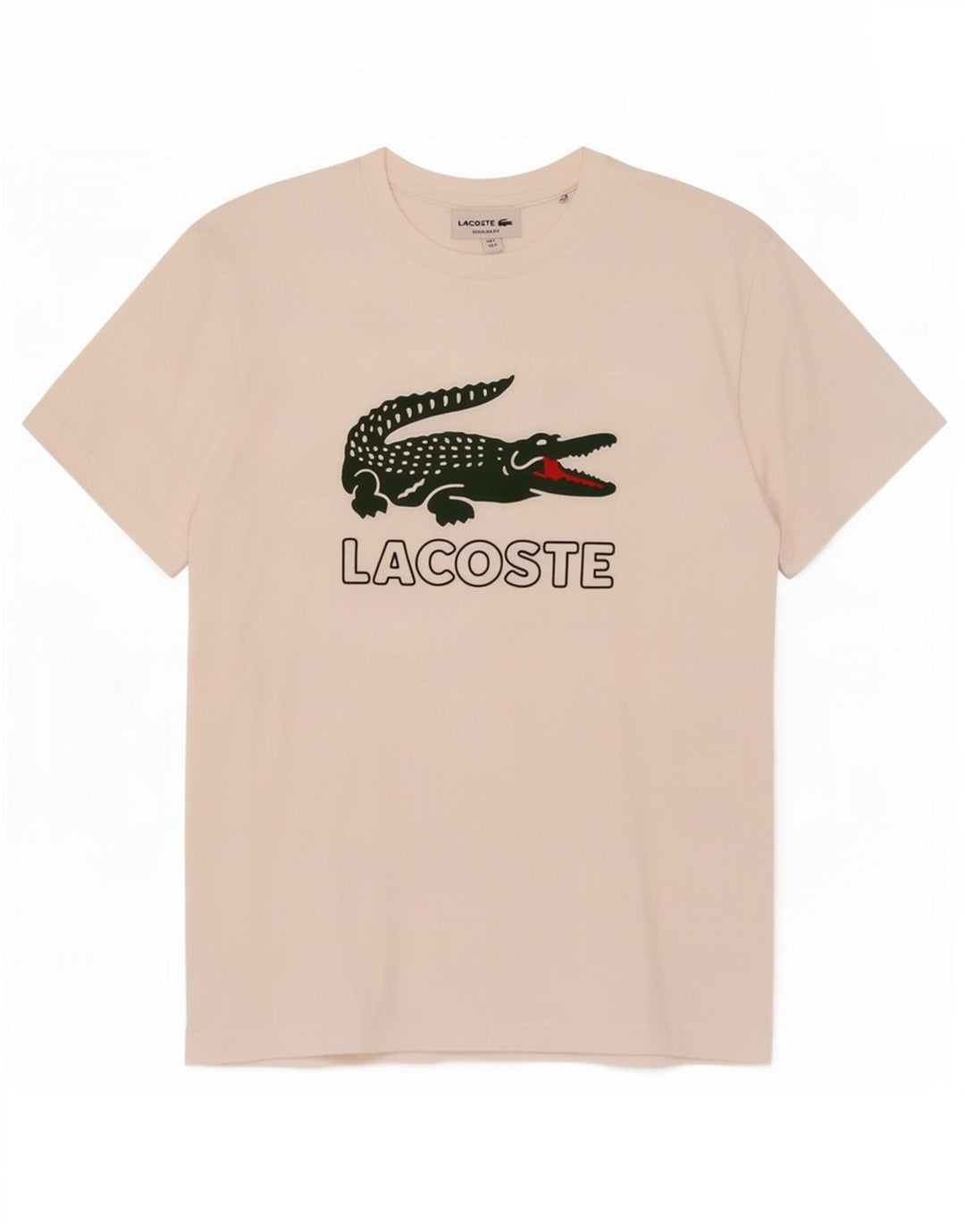 Lacoste muška majica kratkih rukava Regular Fit Graphic Top Veličina 3 Mala bijela