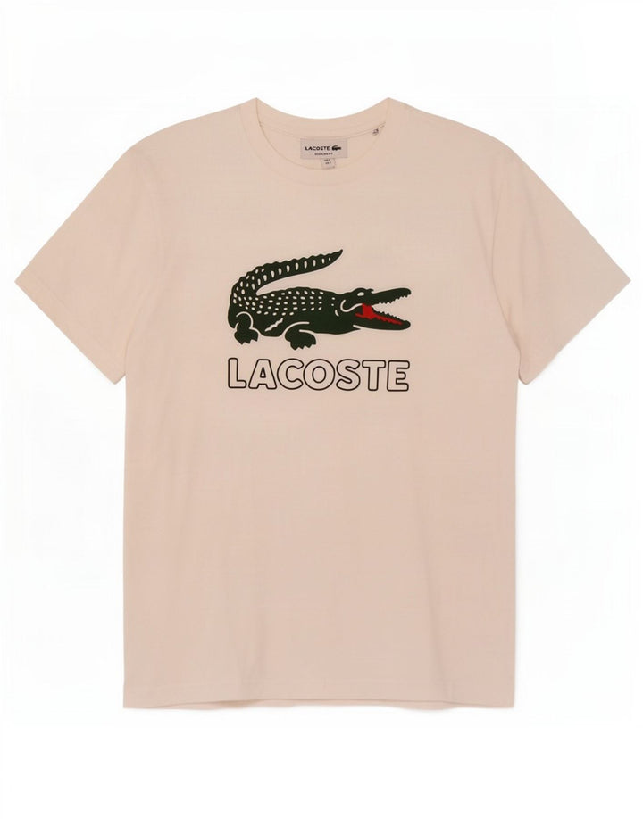 Lacoste muška majica kratkih rukava Regular Fit Graphic Top Veličina 3 Mala bijela