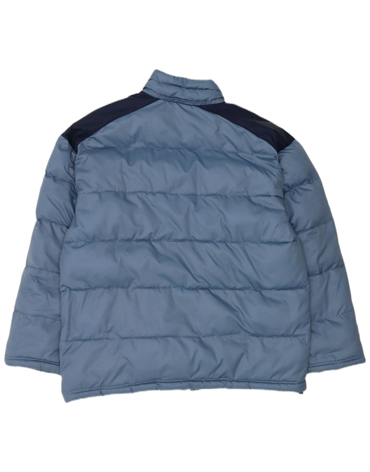 Adidas muška podstavljena jakna UK 40 Large Blue Colourblock najlon