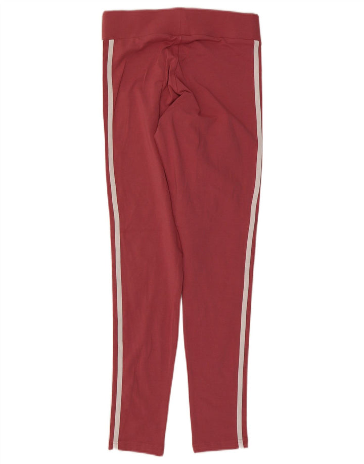 ADIDAS Womens Leggings UK 8/10 Small  Red