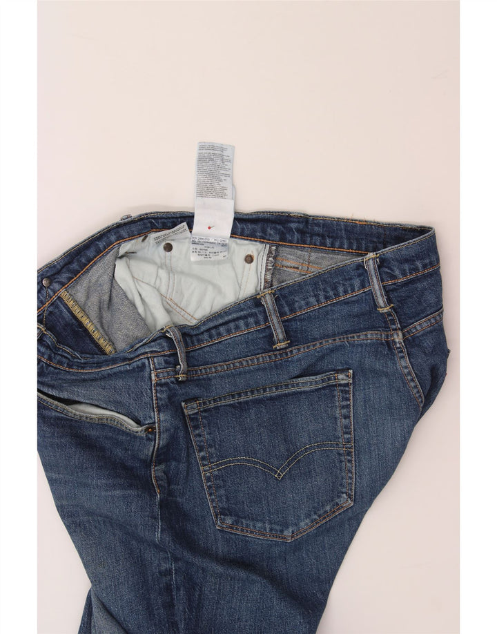 LEVI'S muške ravne traperice W38 L32 plavi pamuk