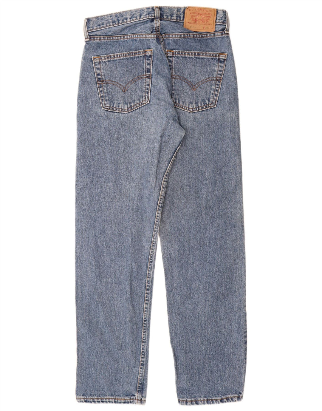 LEVI'S ženske 517 traperice s visokim strukom W30 L30 plavi pamuk