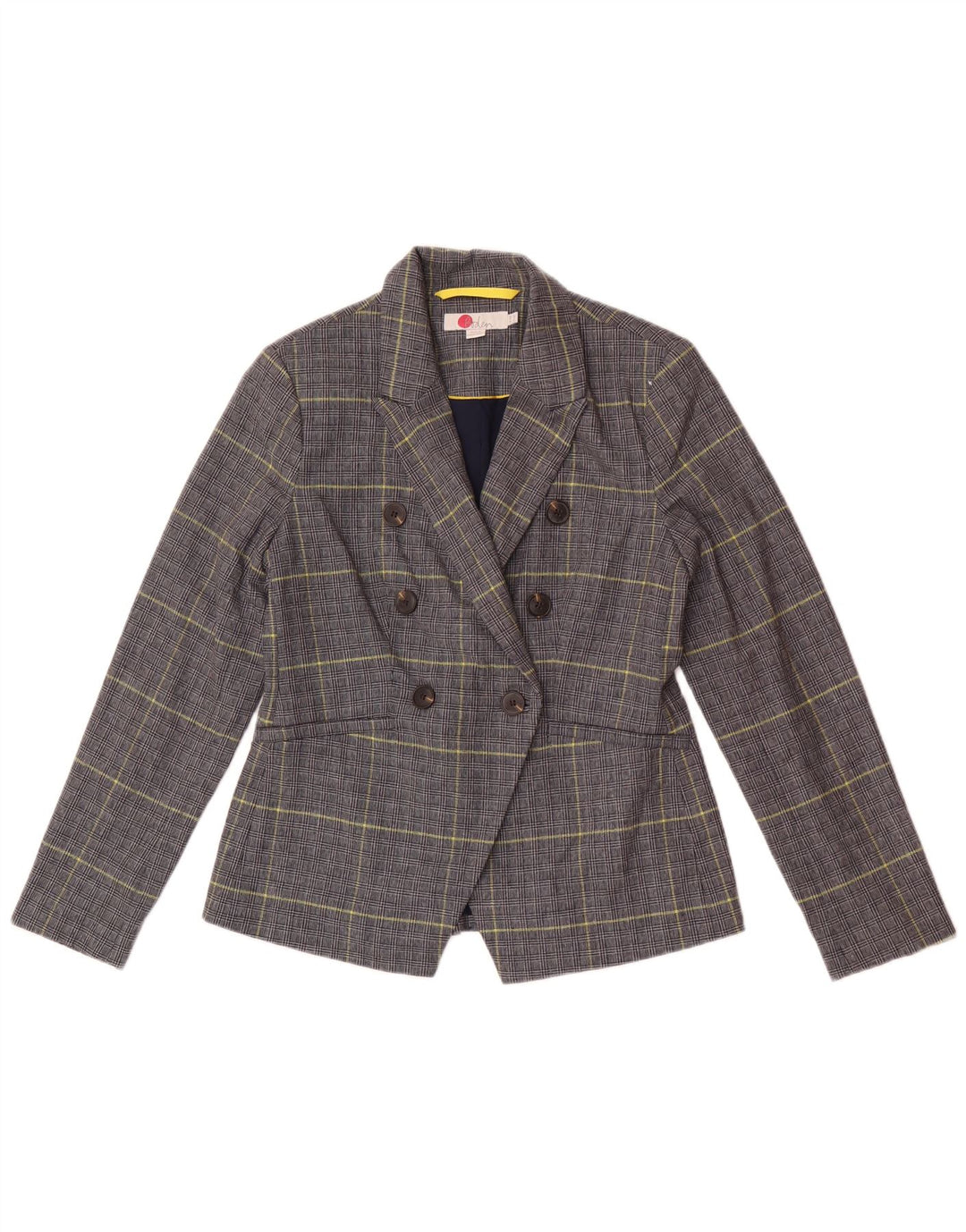 Boden ženska jakna sakoa Petite UK 10 Mala tamnoplava houndstooth