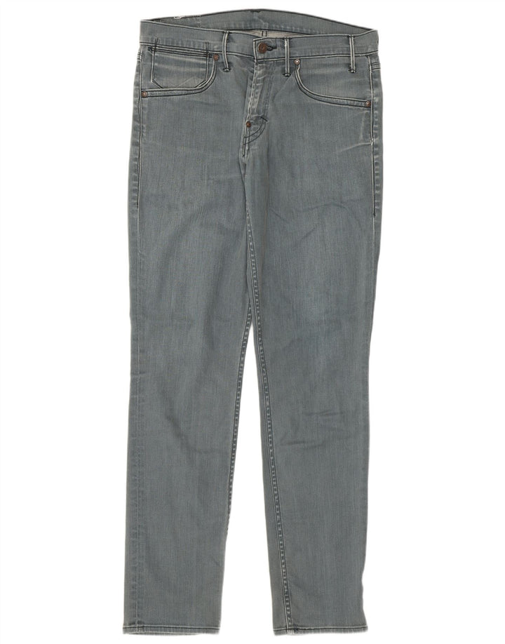 Levi's muške uske traperice W33 L34 Sivi pamuk