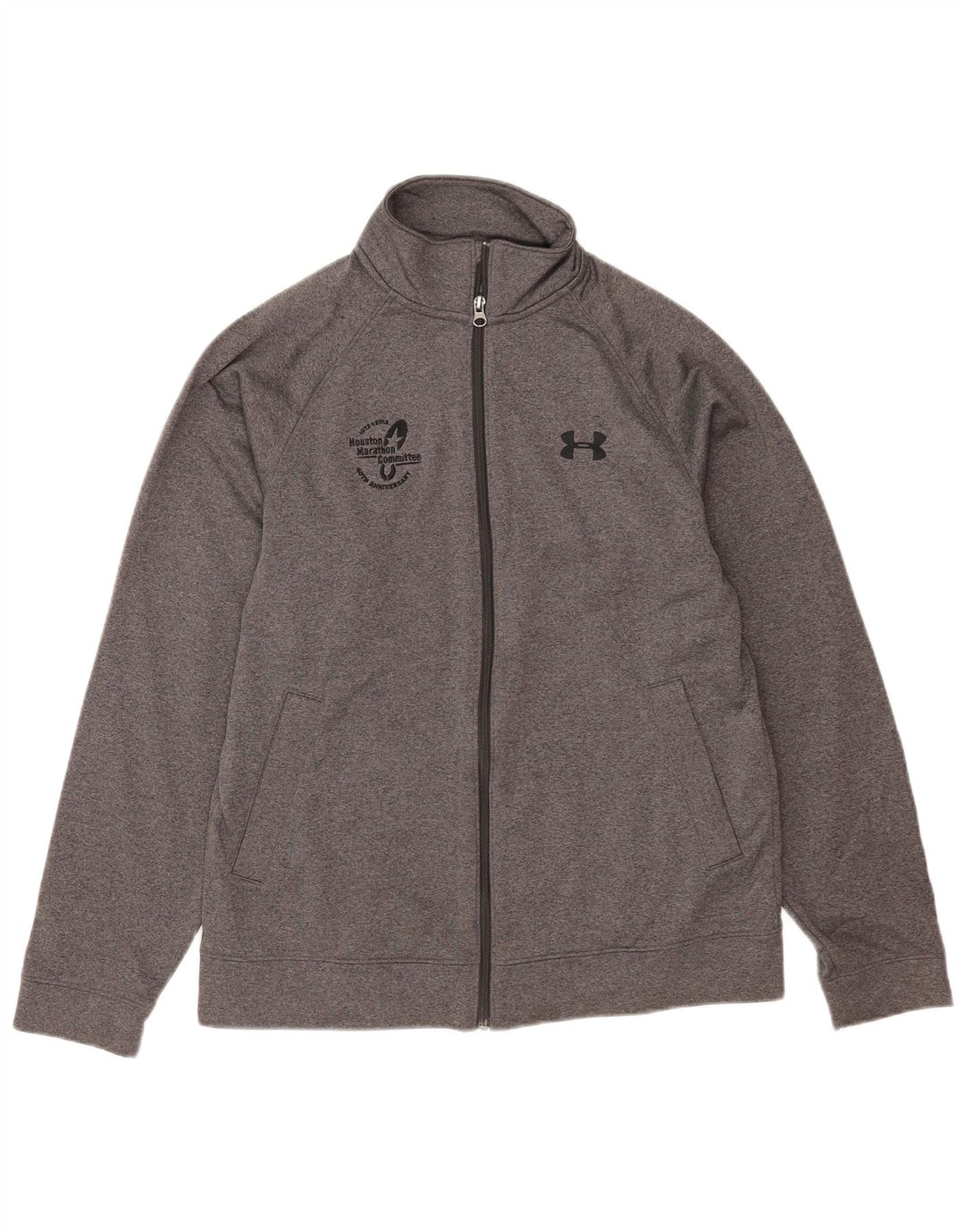 Under Armour muška grafička trenirka gornja jakna srednje sivi poliester