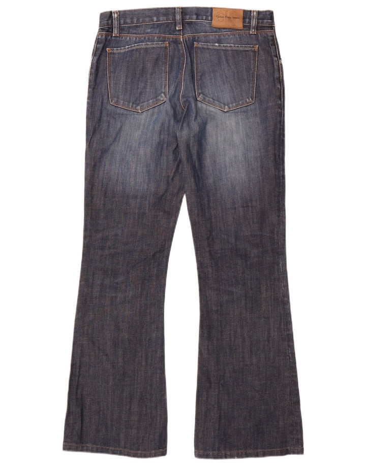 Ženske traperice Calvin Klein Bootcut W28 L29 tamnoplave