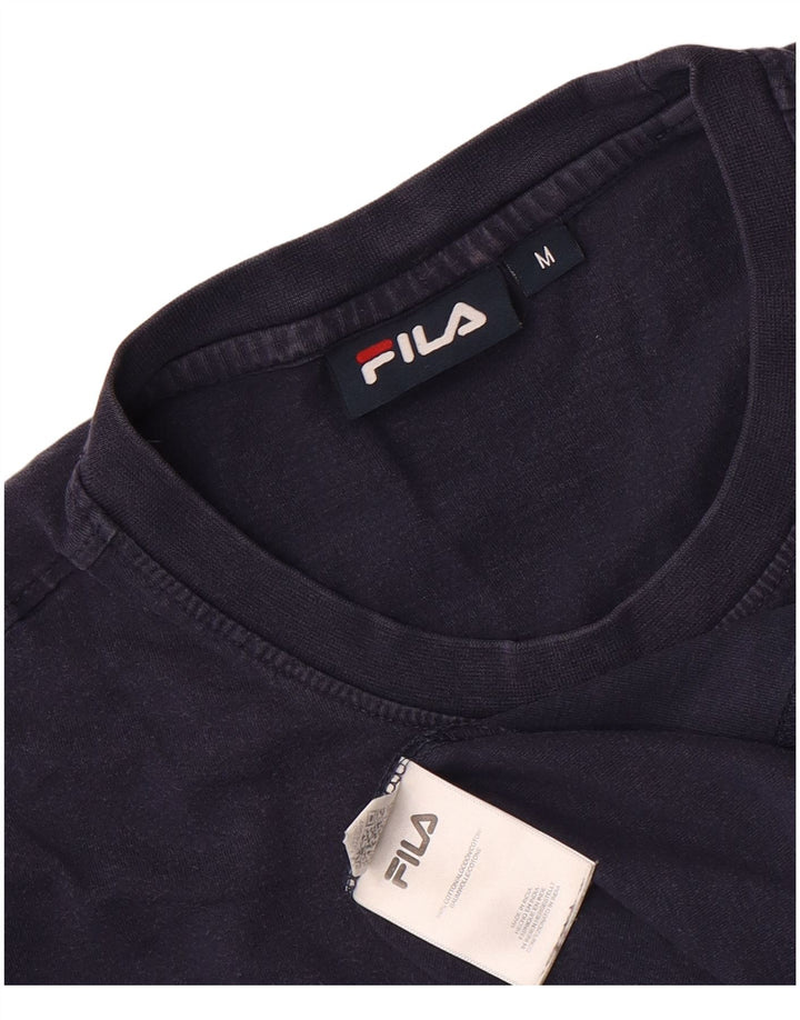 Fila muška majica kratkih rukava srednje veličine tamnoplavi pamuk