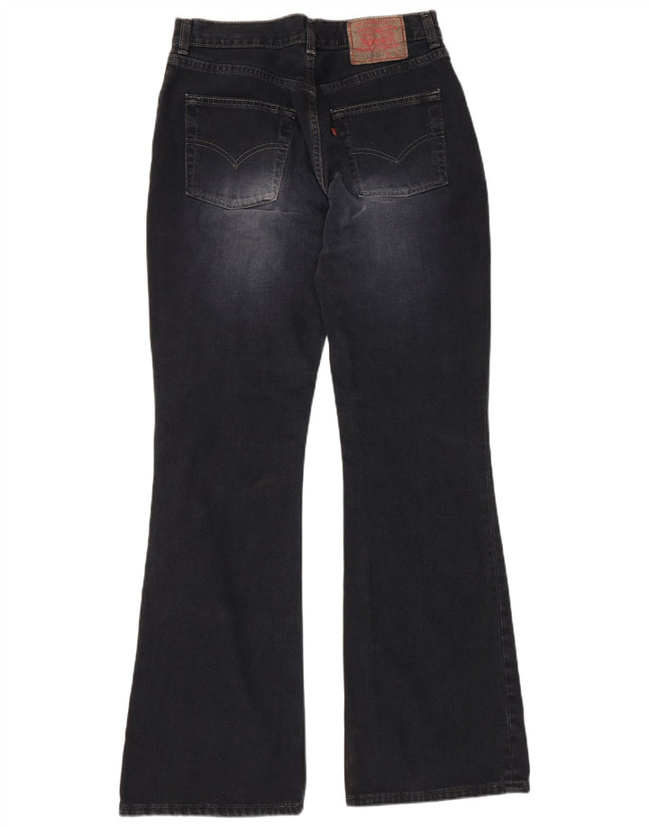 LEVI'S Ženske 525 Bootcut traperice W30 L34 crni pamuk