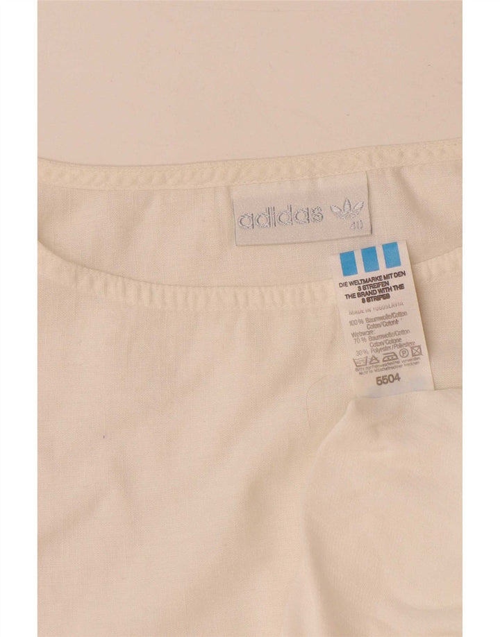 Adidas ženska majica kratkih rukava EU 40 Srednje bijeli pamuk