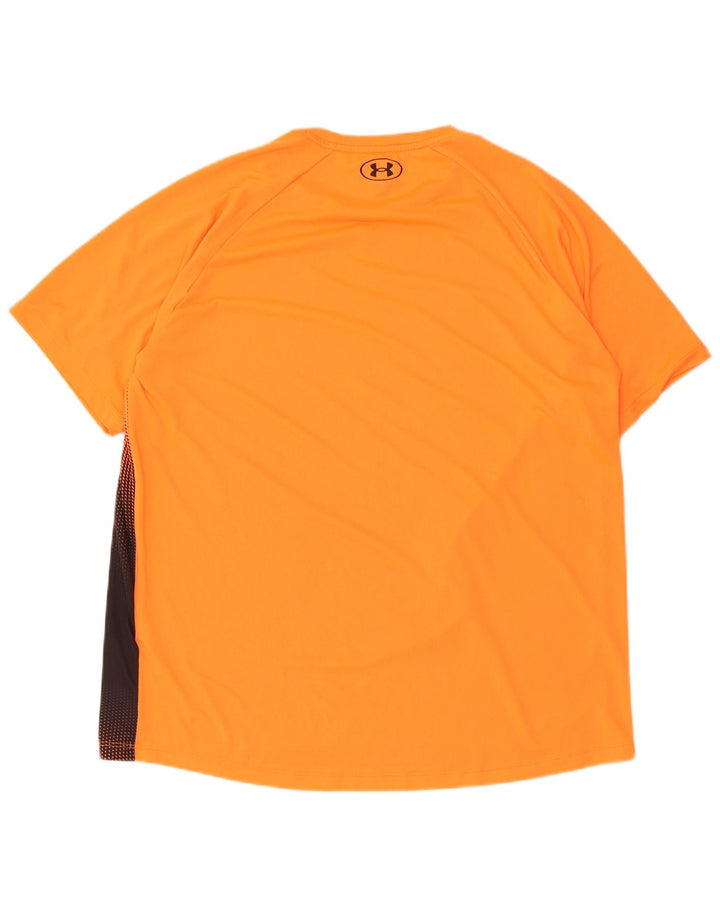 Under Armour muška majica kratkih rukava XL narančasta boja za kravatu poliester