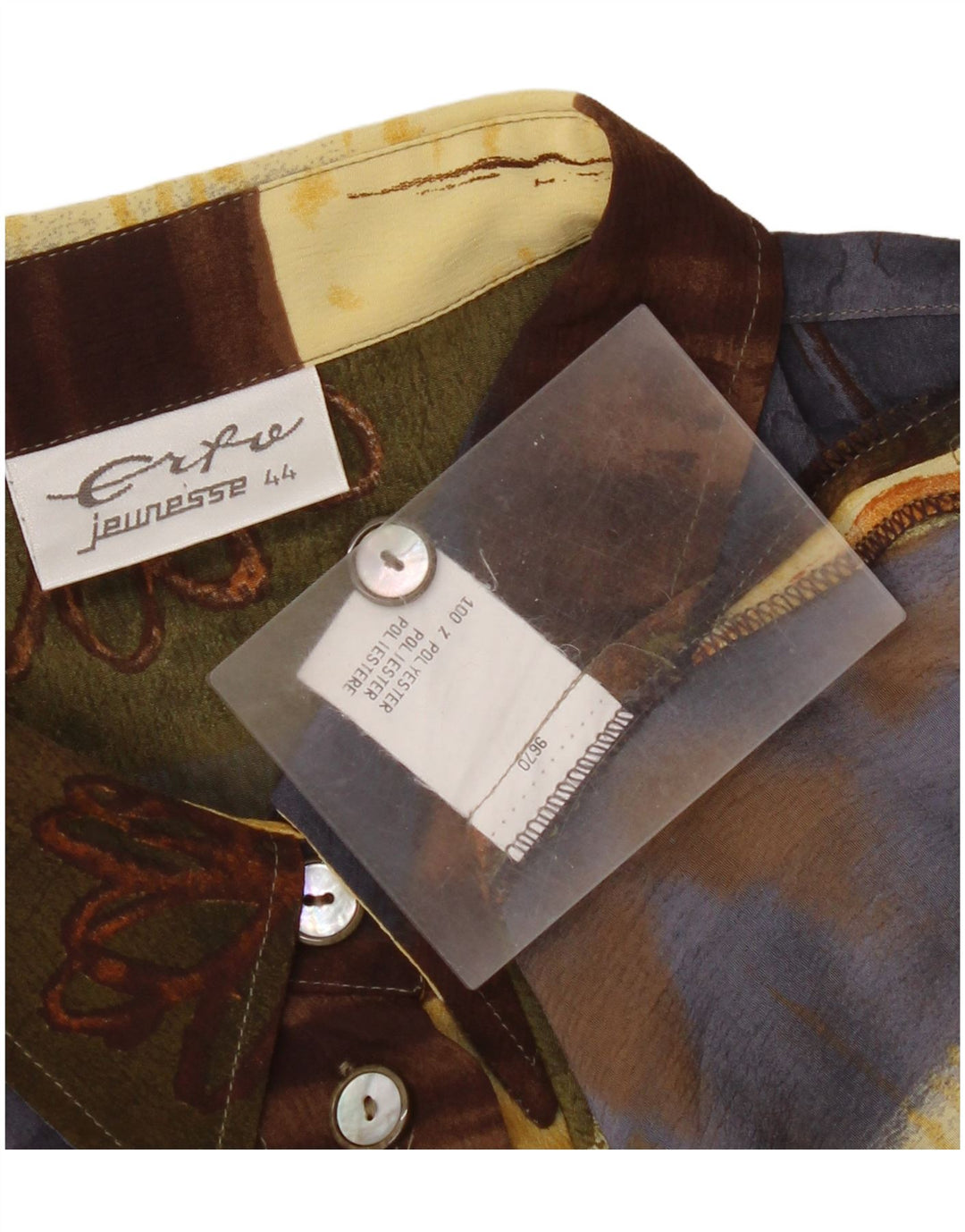 Erto ženska košulja bluza EU 44 XL Višebojni patchwork poliester