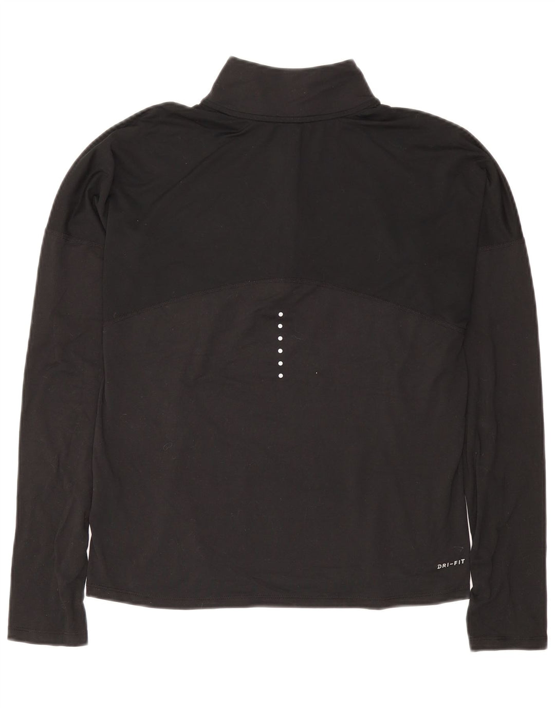 NIKE Ženska trenirka Dri Fit Zip Neck Top UK 10 Small Black