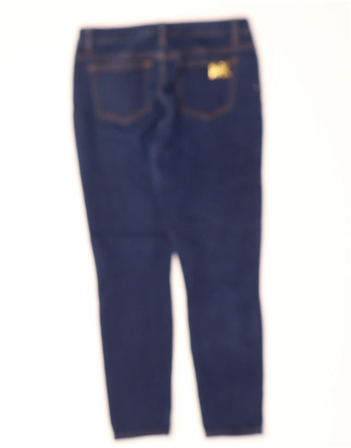 MICHAEL KORS Womens Slim Jeans US 4 Small W32 L29 Navy Blue Polyester Vintage Michael Kors and Second-Hand Michael Kors from Messina Hembry 