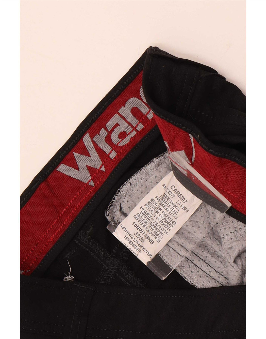 Wrangler muške uske kargo hlače W32 L30 crni najlon