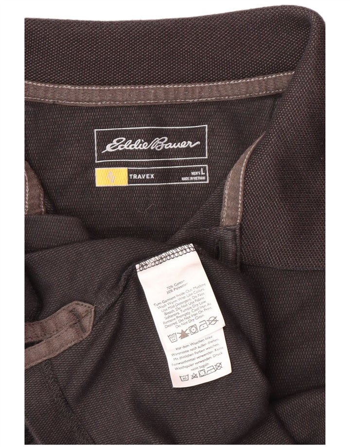 EDDIE BAUER Muška polo majica velika siva pamučna