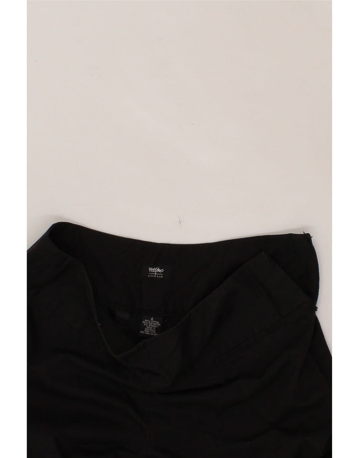 MOSSIMO Womens Straight Cropped Trousers US 6 Medium W30 L24 Black Cotton Vintage Mossimo and Second-Hand Mossimo from Messina Hembry 