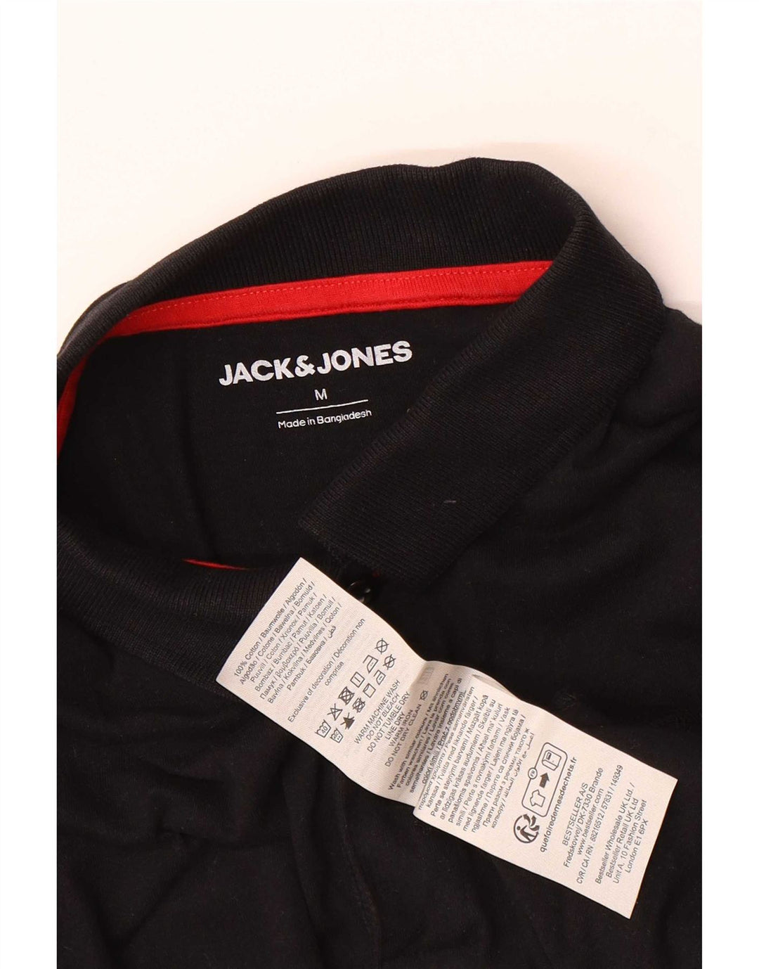 Jack & Jones muška polo majica Srednje crni pamuk