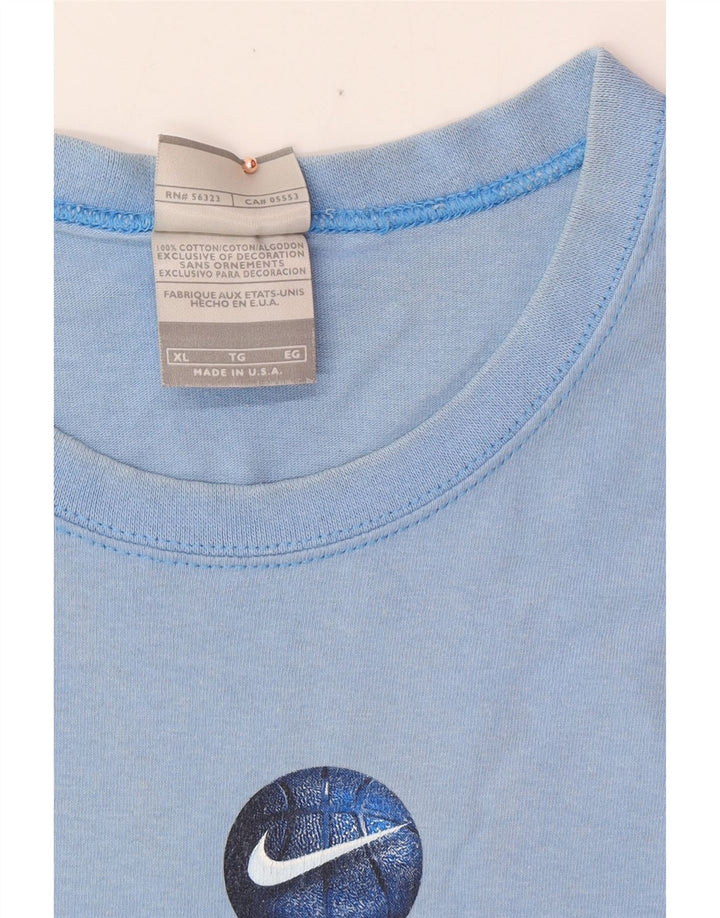 NIKE muški grafički prsluk XL plavi pamuk