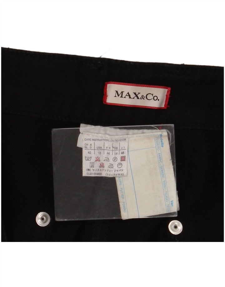 Max & Co. Ženske bermude UK 14 Large W36 crne