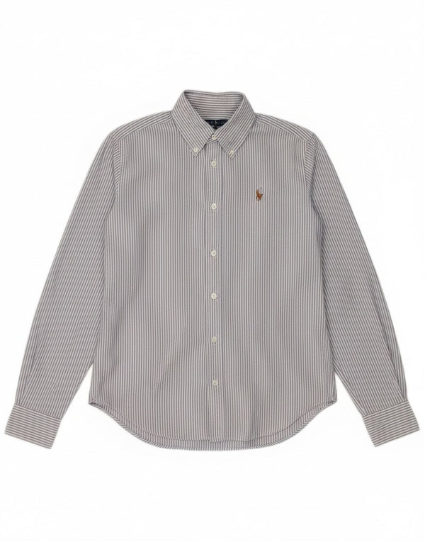 Ženska košulja Ralph Lauren US 4, pamuk s malim plavim prugama