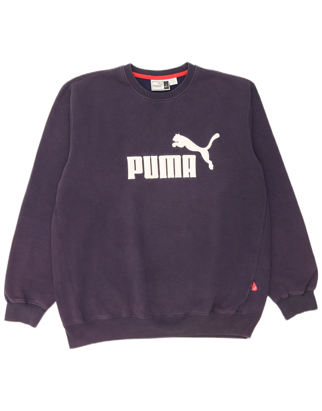 Puma muški džemper s grafičkim motivima, veliki tamnoplavi