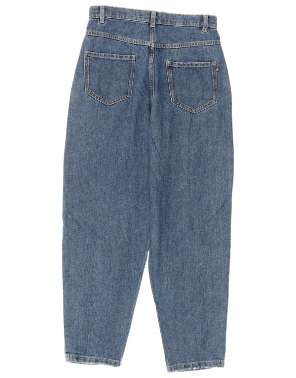 Benetton široke traperice visokog struka za djevojčice 13-14 godina 3XL W28 L27 plavi pamuk