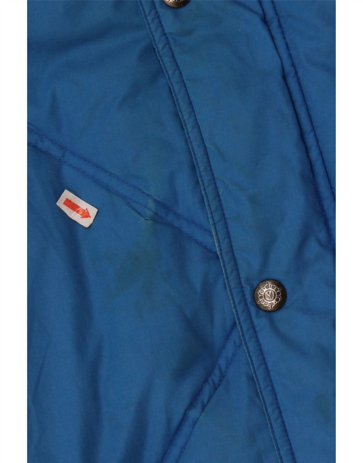 Diadora muška jakna s kapuljačom i dvostrukim podstavcima UK 40 veliki plavi poliester