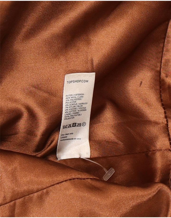 Topshop ženski kaput princeze UK 12 srednje crne vune