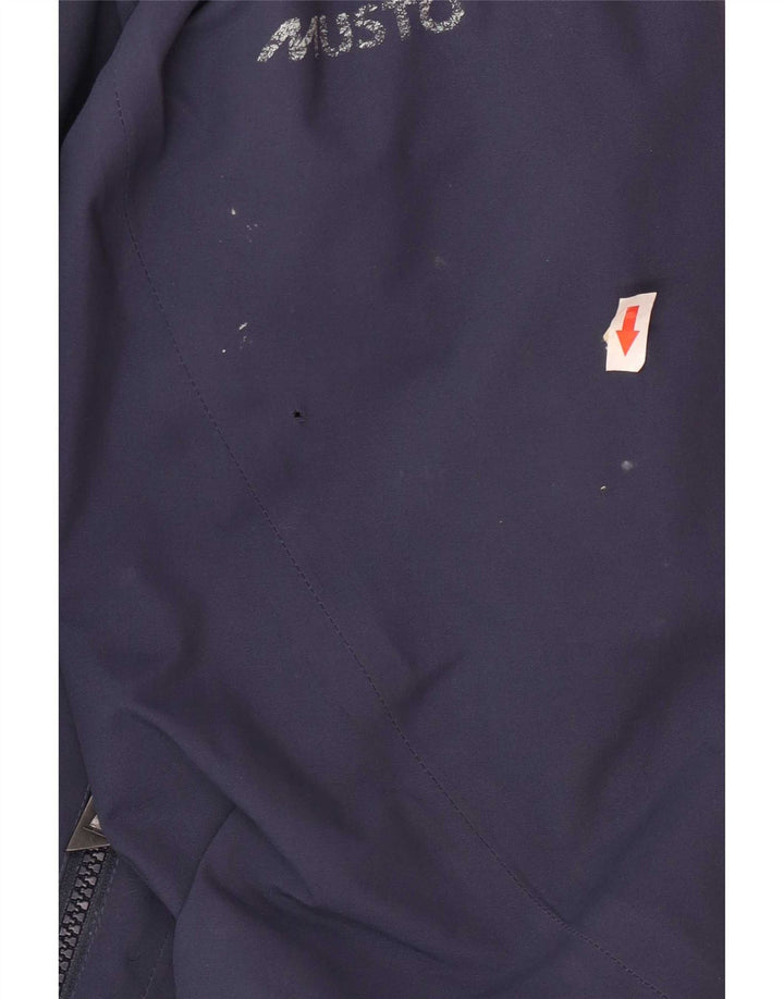 Musto kišna jakna s kapuljačom UK 40, veliki tamnoplavi poliester