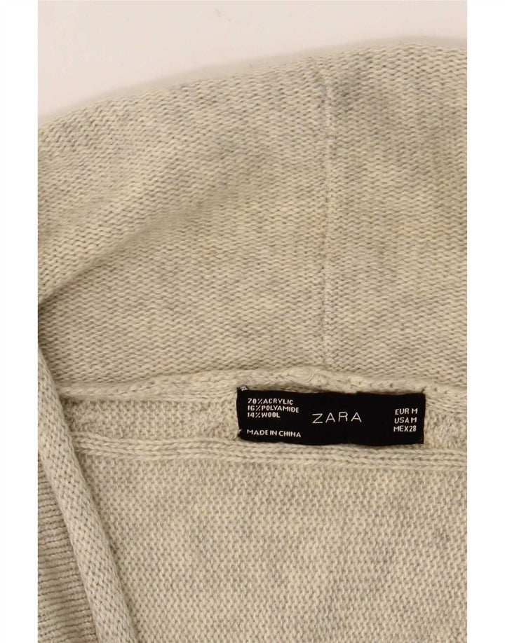Zara ženski balero džemper UK 12 srednje sive mrlje