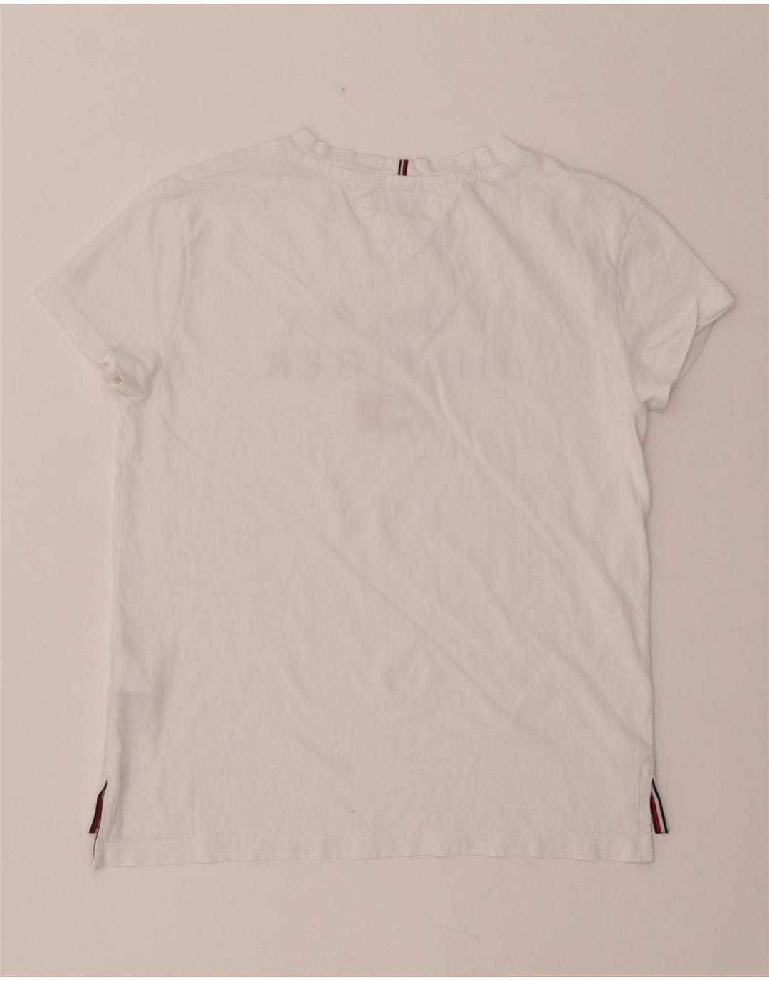 TOMMY HILFIGER Majica s kratkim rukavima za dječake, 13-14 godina, bijeli pamuk