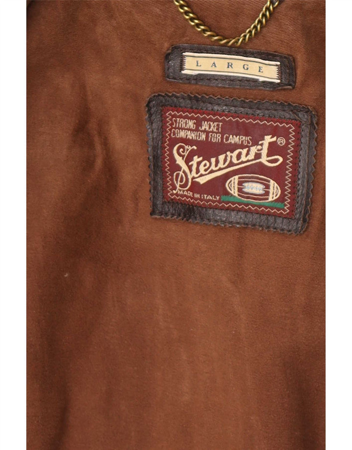 Stewart muška kožna jakna UK 40 Large Brown